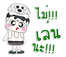 Mr. Kotaro. Love cat. sticker #13405296