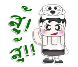 Mr. Kotaro. Love cat. sticker #13405304