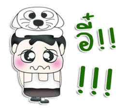 Mr. Kotaro. Love cat. sticker #13405324