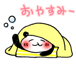 Hand-painted panda 10 sticker #13405489