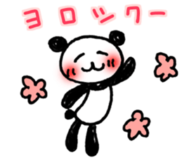 Hand-painted panda 10 sticker #13405495