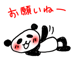 Hand-painted panda 10 sticker #13405496