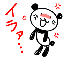 Hand-painted panda 10 sticker #13405497