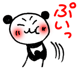 Hand-painted panda 10 sticker #13405498