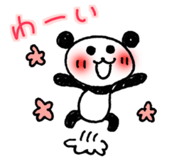 Hand-painted panda 10 sticker #13405502