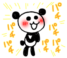 Hand-painted panda 10 sticker #13405504