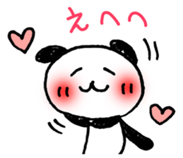 Hand-painted panda 10 sticker #13405505