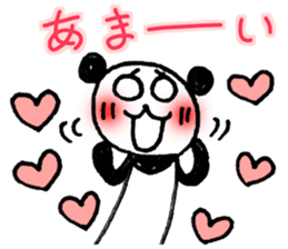 Hand-painted panda 10 sticker #13405514