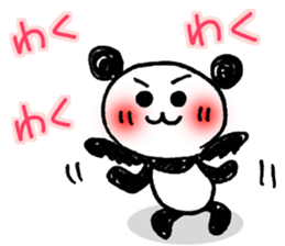 Hand-painted panda 10 sticker #13405518
