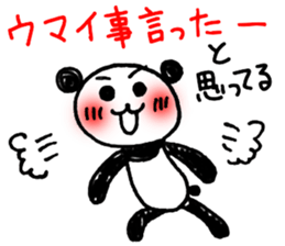 Hand-painted panda 10 sticker #13405520