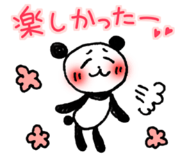Hand-painted panda 10 sticker #13405522
