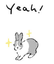 Schinako's Happy Bunnies English Version sticker #13405688