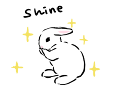 Schinako's Happy Bunnies English Version sticker #13405690