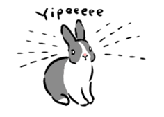 Schinako's Happy Bunnies English Version sticker #13405692