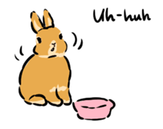 Schinako's Happy Bunnies English Version sticker #13405693