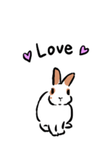 Schinako's Happy Bunnies English Version sticker #13405699