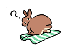 Schinako's Happy Bunnies English Version sticker #13405700