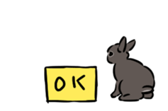 Schinako's Happy Bunnies English Version sticker #13405703