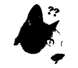 Chobihige Cat "CHOBI" (Real version) sticker #13406395