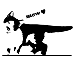 Chobihige Cat "CHOBI" (Real version) sticker #13406417