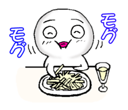 White man(Masshiroiyatsu)..4 sticker #13406880