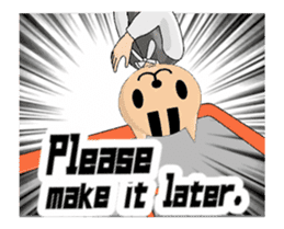 The woman who put on the mask of the cat sticker #13407266