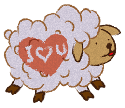 the wolf and the lamb sticker #13407478