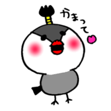 Topknot Paddybird sticker #13407638