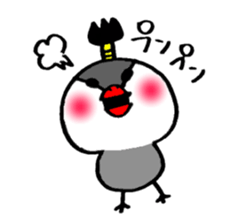 Topknot Paddybird sticker #13407641