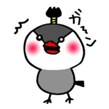 Topknot Paddybird sticker #13407642