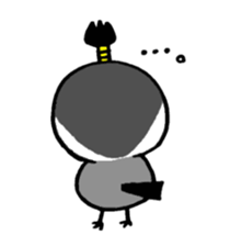 Topknot Paddybird sticker #13407646