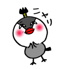 Topknot Paddybird sticker #13407650