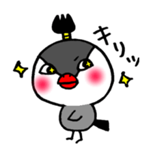 Topknot Paddybird sticker #13407651
