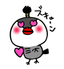 Topknot Paddybird sticker #13407652