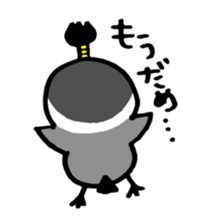 Topknot Paddybird sticker #13407658