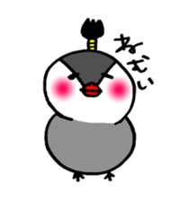 Topknot Paddybird sticker #13407659