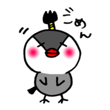 Topknot Paddybird sticker #13407663