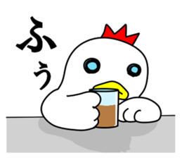 Fascinating chicken and chick 5 sticker #13407777