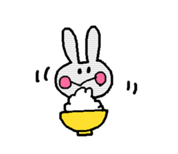 Cute expressionless sticker #13407847