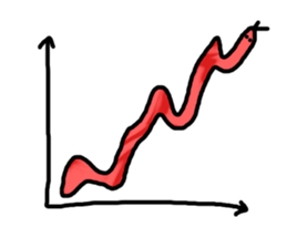 red flower snake sticker #13407908