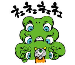funny aliens sticker #13407975