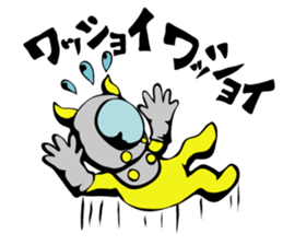 funny aliens sticker #13407978