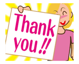 Thank you 8 sticker #13408064