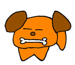 Boring dog sticker #13408378