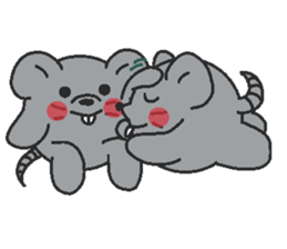 Love oriental Zodiac[mouse] sticker #13408403