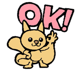 Flying Squirrel so fun ! sticker #13409190