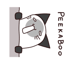 Thumb cat sticker #13409235