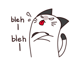 Thumb cat sticker #13409237