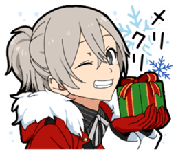 Christmas & New Year boy sticker #13409798