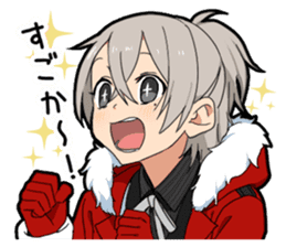 Christmas & New Year boy sticker #13409799